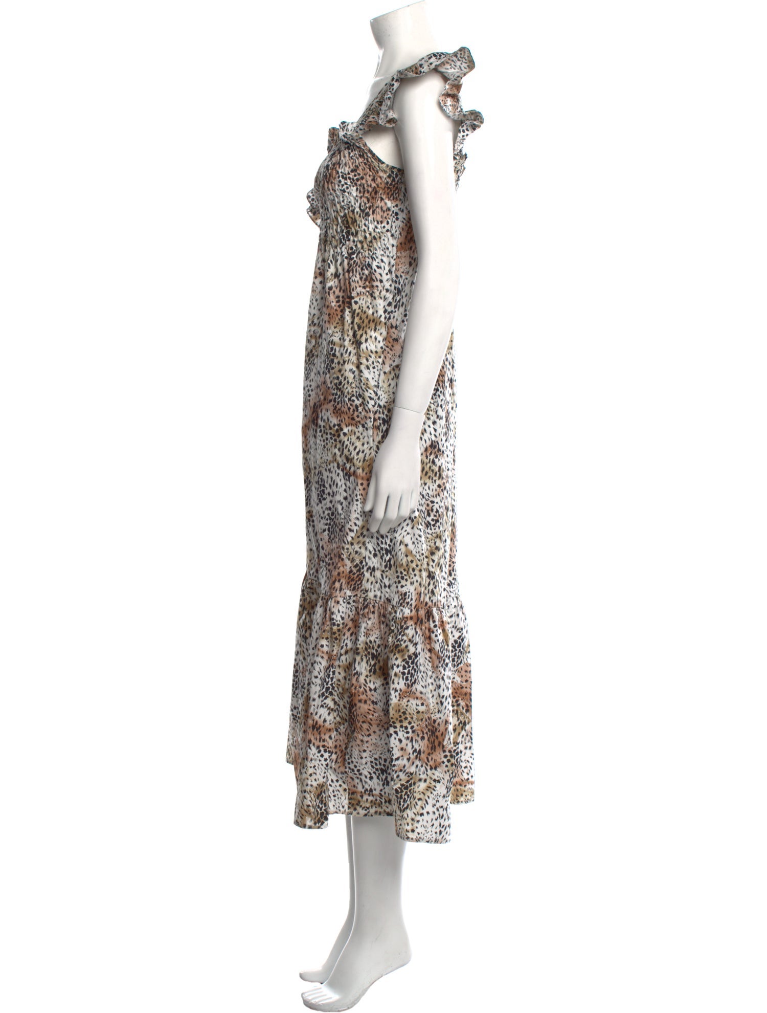 Sea New York Animal Print Long Dress